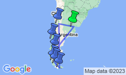 Google Map: Adventures in Patagonia
