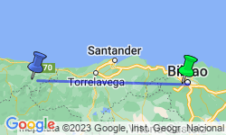 Google Map: Trekking in Spain - Picos de Europa