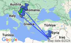 Google Map: Journey Through the Balkans