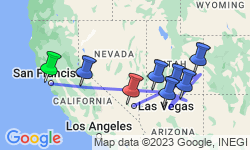 Google Map: Western USA National Parks Explorer