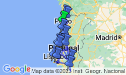 Google Map: 10-daagse rondreis Parels van Portugal