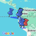 Google Map: Ecuador, Galapagos & Peru Explorer