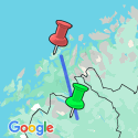 Google Map: Schweden, Finnland & Norwegen: Lappland
