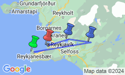 Google Map: Island im Zauber der Nordlichter