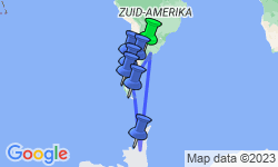 Google Map: Rondreis Argentinië & Chili, 23 dagen