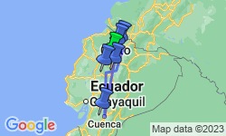 Google Map: Groepsreis Ecuador; Avontuur op de evenaar