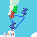 Google Map: Epic Antarctica: Falklands, South Georgia & Antarctic Circle Crossing via Buenos Aires