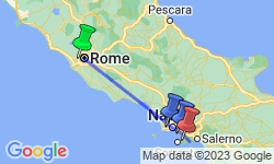 Google Map: Rome & the Amalfi Coast