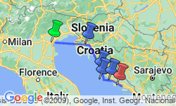 Google Map: Venice and Croatian Islands Cruise