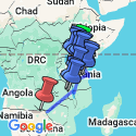 Google Map: East Africa Explorer (Accommodated)