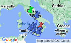 Google Map: Rome, Naples & Sicily Highlights