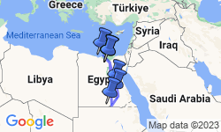 Google Map: Incredible Egypt Luxury Tour