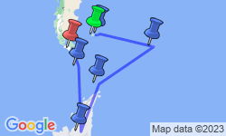 Google Map: King Penguins of the Falklands and South Georgia - Expedition