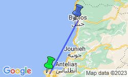 Google Map: Highlights of Lebanon