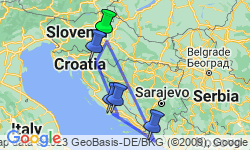Google Map: Discover Croatia, Slovenia and the Adriatic Coast