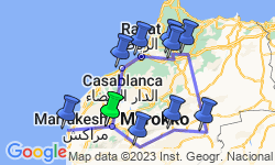 Google Map: 15-daagse rondreis Highlights van Marokko