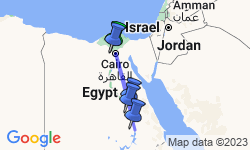 Google Map: Picturesque Solo Egypt Tour
