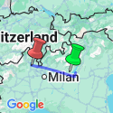 Google Map: Cycling the Italian Lakes