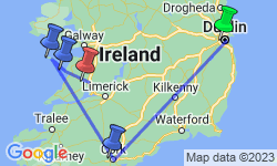 Google Map: Countryside of the Emerald Isle