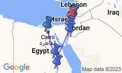 Google Map: Journey Through Egypt and Jordan