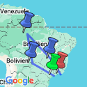Google Map: Brasilien & Argentinien: Pantanal