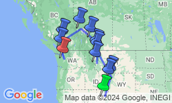 Google Map: USA meets Canada