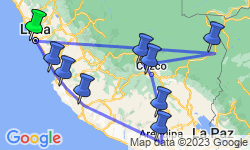 Google Map: Peru in 3 weken
