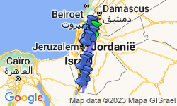 Google Map: 8-daagse rondreis Cultuurschatten van Jordanië