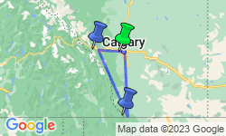 Google Map: Canadian Rockies & Glacier National Park