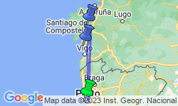 Google Map: Portuguese Camino Highlights Walk