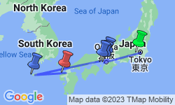 Google Map: Through the Heart of Japan: Tokyo to Fukuoka Cruise - Premium Adventure