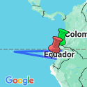Google Map: Galapagos Escape - Solaris (Itinerary C)