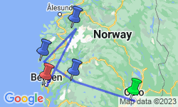 Google Map: Highlights of Norway
