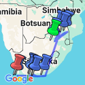 Google Map: Südafrika: Outeniqua