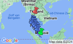 Google Map: Singapore, Maleisië & Thailand