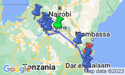 Google Map: Groepsreis Tanzania & Zanzibar; Safari en strand