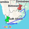Google Map: Sea, Safari, South Africa