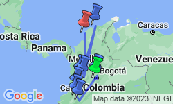 Google Map: Colombia: Culture, Coffee & Caribbean