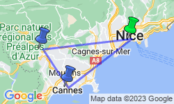 Google Map: Spotlight on the French Riviera