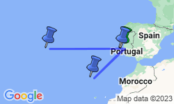 Google Map: Portugal & Its Islands