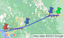 Google Map: Western Canada’s Rockies, Lakes & Wine Country