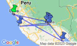 Google Map: Peru: Machu Picchu and Lake Titicaca