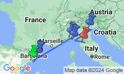 Google Map: Mediterranean Coastal Journey