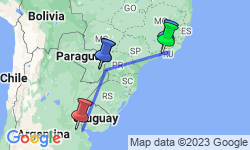 Google Map: The Best of Brazil & Argentina