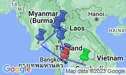Google Map: Tantalizing Thailand & the Temples of Angkor