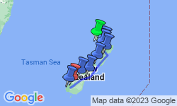 Google Map: Highlights of New Zealand