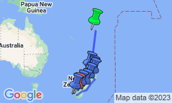 Google Map: Highlights of New Zealand with Fiji