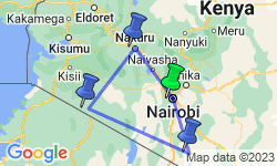Google Map: On Safari in Kenya