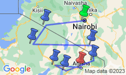 Google Map: On Safari in Kenya & Tanzania