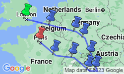 Google Map: Seven Countries, Venice & Paris